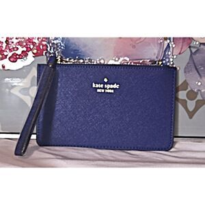 NWOT Authentic Kate Spade New York Saffiano Leather Zip-Top Wristlet